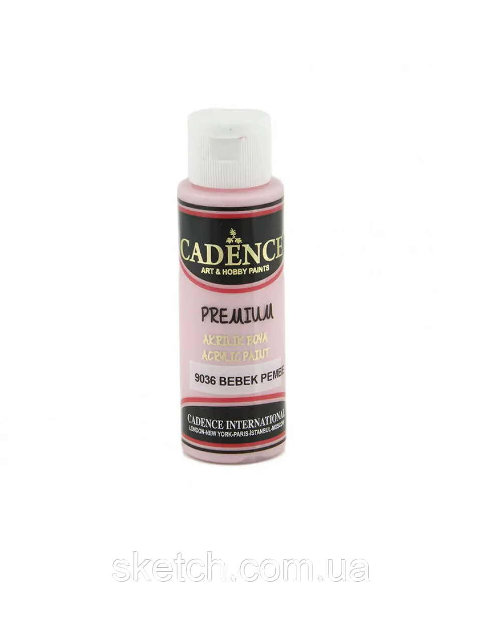 Акрилова фарба Cadence Premium Acrylic Paint, №9036 Ніжно-рожевий, 70мл, фото 1