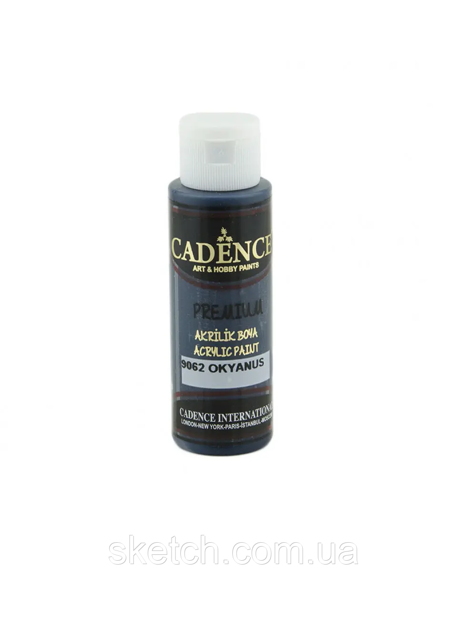 Акрилова фарба Cadence Premium Acrylic Paint, №9062 Океан, 70мл, фото 1
