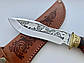 Ніж ручної роботи «Кабан» 155 мм сталь 95х18, фото 2