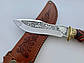 Ніж ручної роботи «Вовк» 155 мм сталь 95х18, фото 3