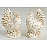 Набір керамічних ємностей для солі та перцю у вигляді птахів "Білий півень" Certified International, фото 5