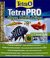 Мульти чипсы TetraPRO Algae Multi Crisps премиум корм для рыбок 12г. TETRA 149397