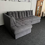 Новий розкладний диван в тканині купити для сну, фото 6