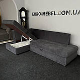 Новий розкладний диван в тканині купити для сну, фото 4