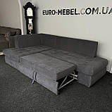 Новий розкладний диван в тканині купити для сну, фото 7