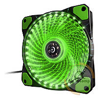 Кулер 120×120 Frime Iris 33 LED Green (FLF-HB120G33) 3pin+molex