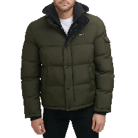 Чоловіча куртка-пуховик Levi's Ultra Loft Bubble Puffer Jacket Olive Taslan Темно-Зелений р.XXL (5188004)