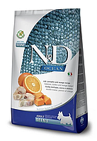 Сухой беззерновой корм для собак мелких пород Farmina N&D GF OCEAN PUMPKIN с треской и апельсином 2.5 кг