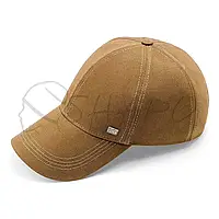 Бейсболка котоновая с металлическим значком кепка регулируется по размеру ATRICS IBK157 Светло-коричневый