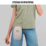 💚Жіночий гаманець-сумочка зі штучної шкіри на блискавці, клатч різні кольори, фото 6