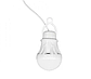 LED лампа від USB із кабелем і петлею для підвішування 3W, фото 5