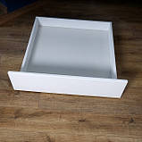 Ліжко двоярусне спортивне ліжко (babyson 10) 190*80 см біле + шведська стінка, фото 6