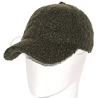Бейсболка женская мерлушка барашек кепка утепленная флисовой подкладкой брендовая Karl Lagerfeld BBZ21519 Хаки