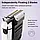 Комбо-набір для стрижки (машинка + триммер + шейвер) Surker Cordless Combo Silver (SK-K9S+SK-I9SL+SK-5001-SL), фото 11