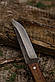 Ніж ручної роботи «Брутал #1» з піхвами з АБС пластику сталь У8А/61HRC., фото 2