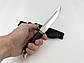 Бойовий ніж ручної роботи «Фінка #5» із преміальної сталі S390/69 HRC., фото 6