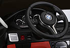 Дитячий двомісний електромобіль ліцензія BMW Х6 JJ2168M, фото 3