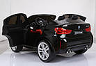 Дитячий двомісний електромобіль ліцензія BMW Х6 JJ2168M, фото 11