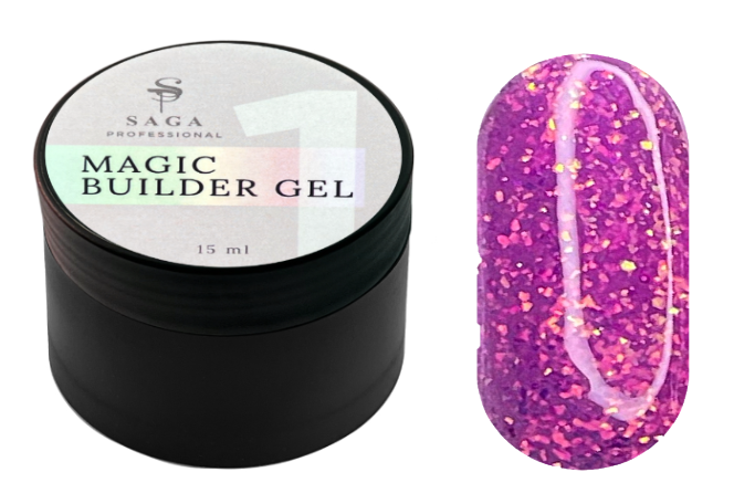 Гель для нарощування Saga Builder Magic Gel 08