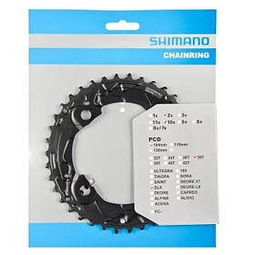 Зірка шатунів Shimano FC-M675 SLX 38зуб. АM 10швид Art Y1NA98020