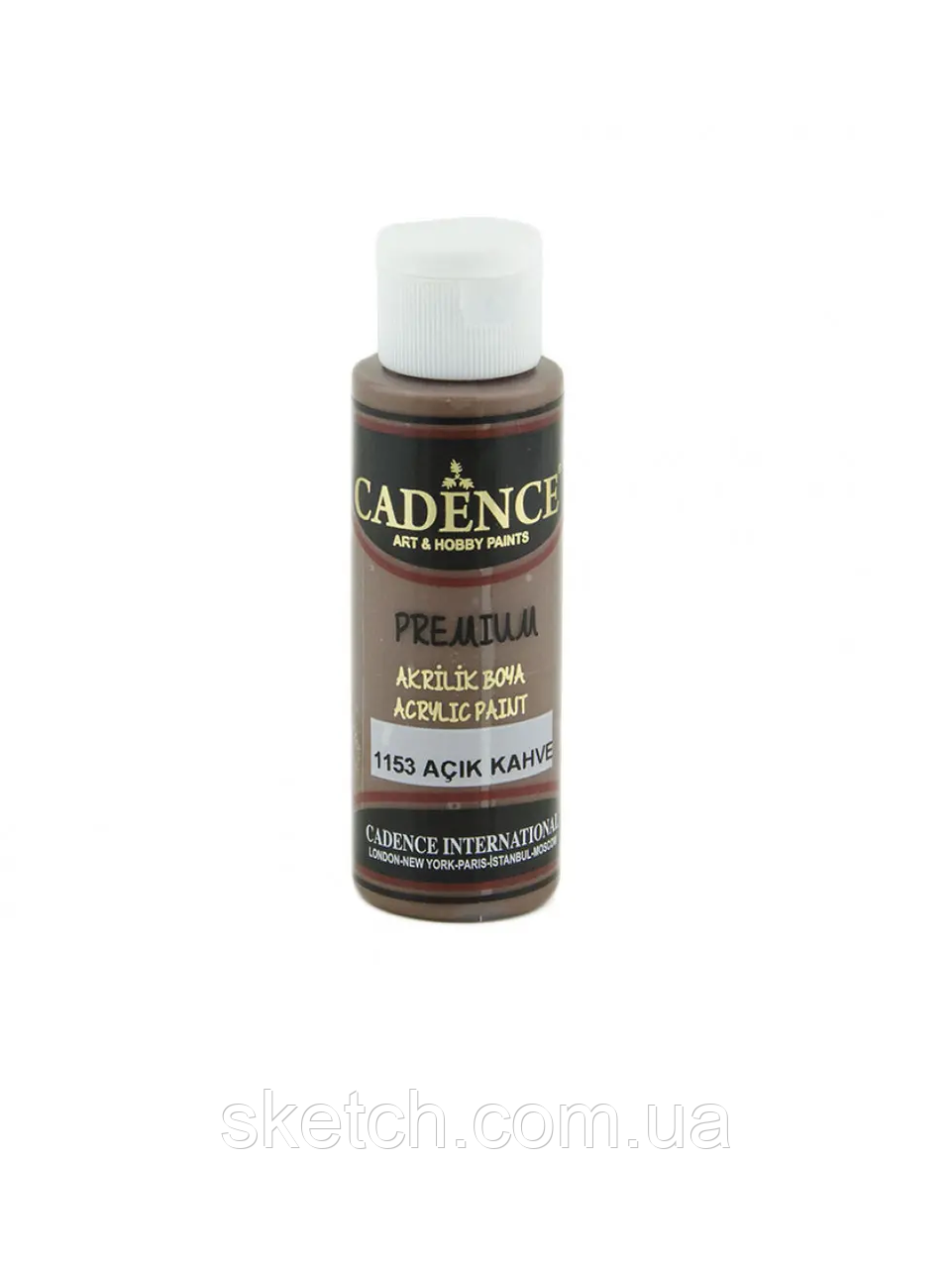 Акрилова фарба Cadence Premium Acrylic Paint, №1153 Світло-коричневий, 70мл, фото 1