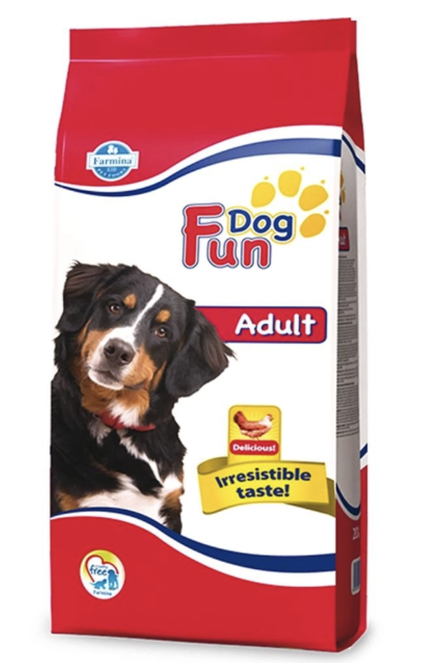 Сухий повнораціонний корм для дорослих собак Farmina Fun Dog з куркою, 20 кг