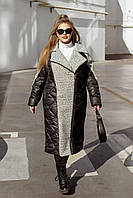 Зимнее теплое женское пальто ЗИМА Плащевка силикон 200 Размеры: 46-48, 50-52, 54-56, 58-60, 62-64, 66-68