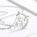 Підвіска Чарівний Єдиноріг, підвіска з фіанітами, срібне покриття 925 проби, довжина 41+5.5 см, фото 6
