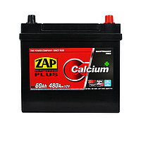 Аккумулятор автомобильный ZAP Plus Calcium Asia (D23) 60Аh 480А R+