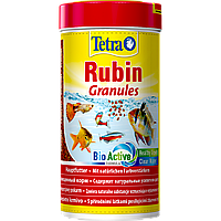 Корм для аквариумных рыбок в гранулах Tetra Rubin Granules для яркости окраски, 250мл. TETRA 139800