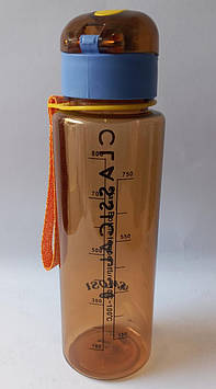 Пляшка з фільтром Classical пластикова об'єм 800мл помаранчевий