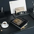 Щоденник шкіряний "Києво-Печерська Лавра" Чорний формат А5 формату  не датований, змінний блок, фото 4