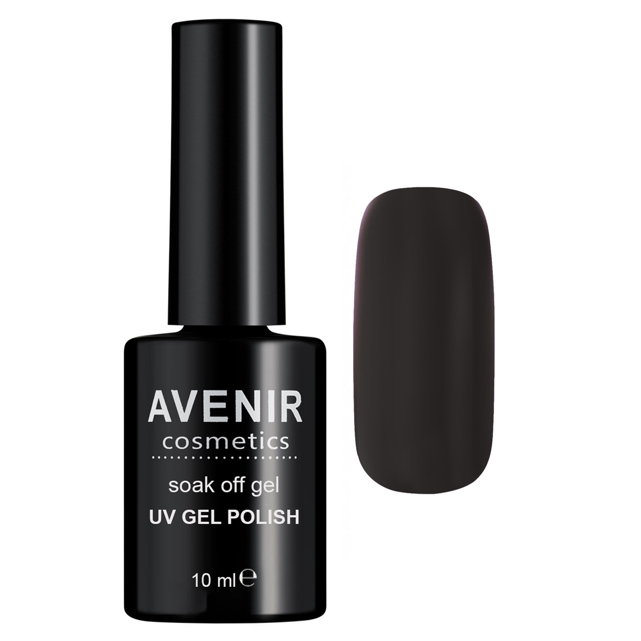 Гель-лак Avenir Cosmetics PRO №97 Чорна емаль