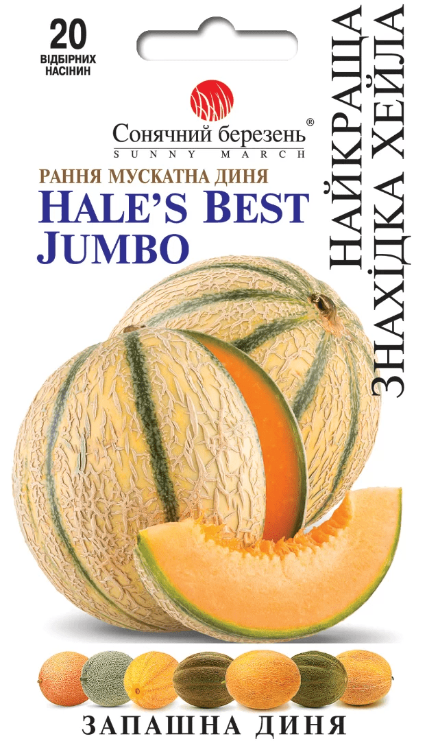 Насіння Диня Найкраща знахідка Хейла 20 шт., СМ