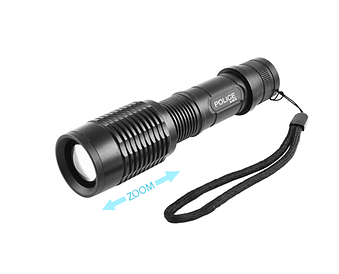 Ліхтар діодний Police 1861/1862-T6, 1x18650/3xAAA, ЗУ 220V/12V, zoom, BOX