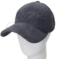 Бейсболка молодежная пятиклинка демисезонная кепка с регулятором размеру вельветовая ткань Tommy Hilfiger