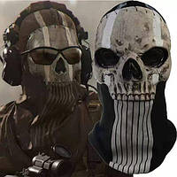 Маска-балаклава с черепом "Ghost" из игры Call of Duty