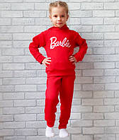Детский костюм оптом для девочки Барби кофта с длинным рукавом и капюшоном штаны с карманами р.28 30 32 34
