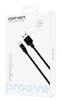 Кабель Proove Light Weft Micro USB 2.4A (1m)