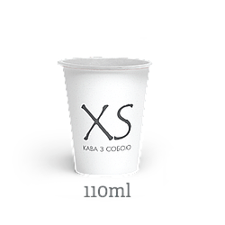 Стакан  Білий  "Розмір XS" 110 мл (50 шт/уп.)