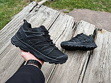 Чоловічі зимові кросівки з хутром Salomon XT-4 OG Full Black чорні водонепроникні, фото 4