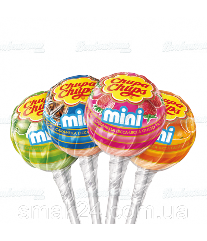 Міні-Конфети на паличці Чупа Чупс чотири смаки Chupa Chups 6 г Іспанія