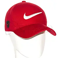 Кепка брендовая вышивка с регулировкой бейсболка котоновая универсальная Nike BTH20789 Красный