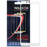 Защитное стекло Walker 3D Full Glue для Xiaomi Redmi 6 6A White OD, код: 7436128