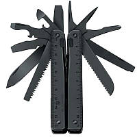 Нож складной, мультитул Victorinox Swisstool BS (115мм, 29 функций), черный, с кож.чехлом 3.0323.3CN Материал лезвия, Цвет клинка