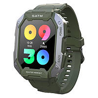 Смарт-годинник Modfit Warrior Army Green | 1,7" IPS, 380 мАч, 380 x 320, 128MB, HeartRate, IP68 | Зелений