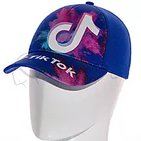 Бейсболка для детей с регулировкой кепка детская летняя Tik Tok SUBd21715 Электрик