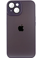 Чохол TPU+Glass Sapphire Midnight для Apple iPhone 13 (Фіолетовий)