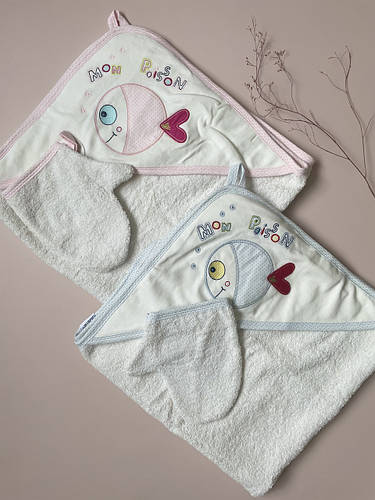 Полотенце уголок для новорожденных для девочки розовый (ID#1999341453 ...