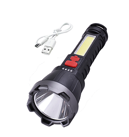 Ліхтар ZJ-06-OSL+COB, Li-Ion аккумулятор, ЗУ microUSB